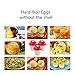 MABOLON 6 Pack Egg Cooker, Hard & Soft Maker, Non Stick Silicone Eggs Boiler Cookers without Egg Shell, BPA Free, As Seen On TV