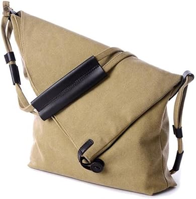 Amazon バッグ トートバッグ 斜め掛け メンズ カジュアル ショルダー 大容量 肩掛け イエロー L ショルダーバッグ