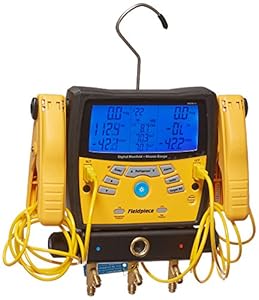 4. Fieldpiece SMAN360 3-Port Digital Manifold with Micron Gauge