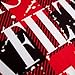 Anickal Christmas Pillow Covers 18x18 Red and Black Buffalo Check Velvet Throw Pillow Case with Christmas Truck Deer Socks for Holiday Farmhouse Home Decorations