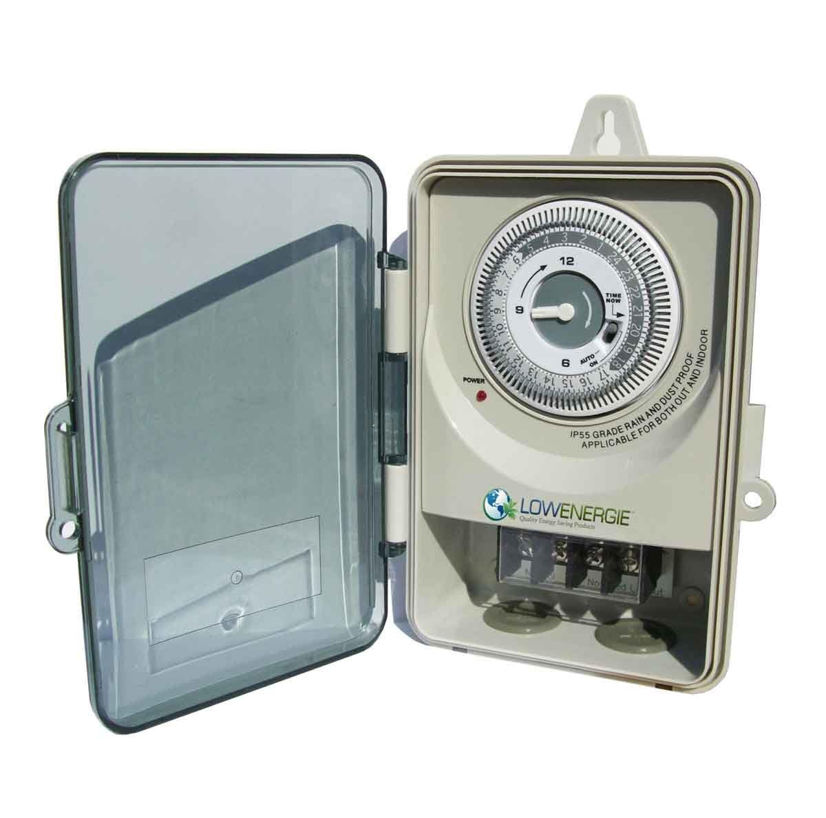 Heavy Duty Timer Switch 30A 6500w IP55 water resistant (Mechanical)