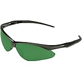 Jackson Safety 3004761 Nemesis Cutting Safety Glasses Black Frame / IRUV 5.0 Shade Green Lens (19860)