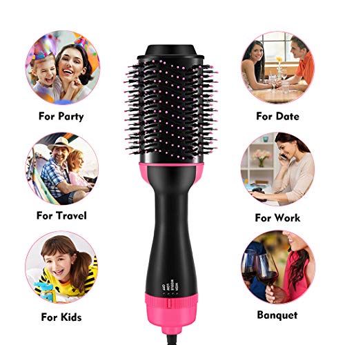 Hair Dryer Brush, Hot Air Brush, Straighten & Curl One Step Hair Dryers, Multifunctional Comb