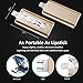 USB Flash Drives 128GB, Thumb Drive USB 3.0 Flash Drive 128GB Compatible with Mobile Phone & Computers, EATOP Phone External Expandable Memory Storage, Take More Photos & Videos, 128GB - Gold