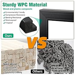 KINLINK 8x8 Picture Frames Black, Square Photo