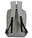 HITOP Laptop Backpack,15 Inch Dual Compartment College Lightweight Daypack (Grey)