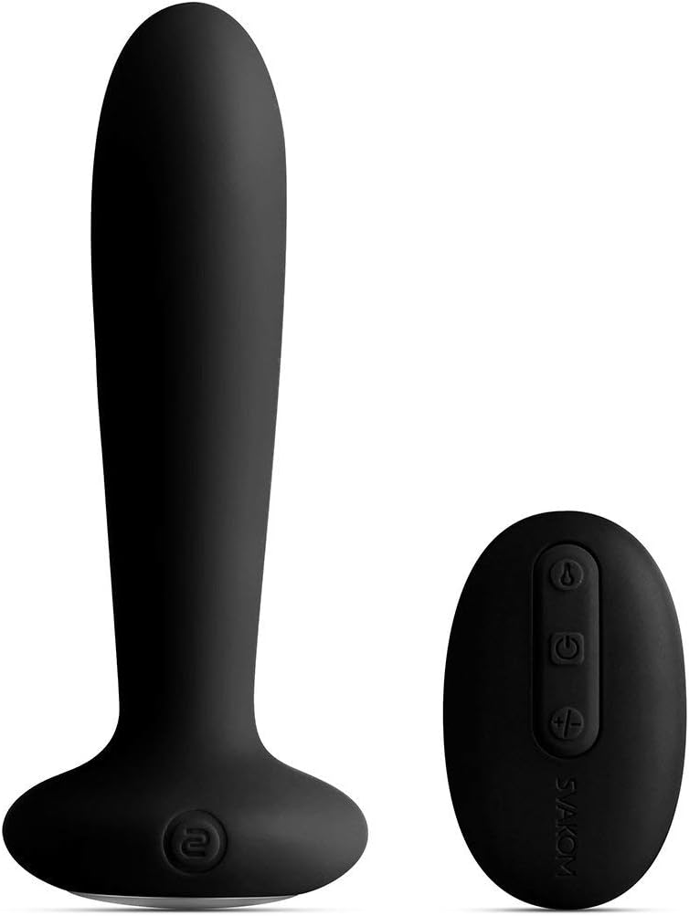 Svakom Primo Remote Control Warming Butt Plug, Black