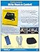 ERGO21 LiquiCell Sports Cushion, Comfortable Wheelchair Cushion, Office, Car Cushion | Tailbone Pain and Pressure Relief, Membranes Improve Blood Flow by 150%