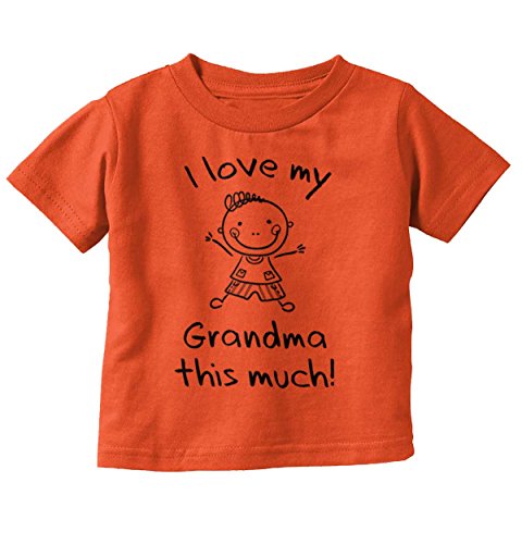 Love Grandma This Much Cute Family Newborn Infant Toddler T Shirt