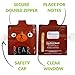 Reusable Food Pouch for Homemade Organic Baby Food Refillable Squeeze Pouches with Leak Proof Double Zipper BPA Free Self Standing Country Animals 6 Pack