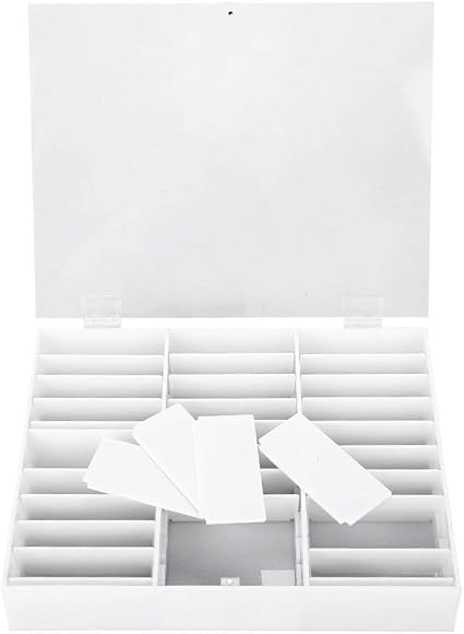 Caja de diamantes de imitación, vacía transparente para ...