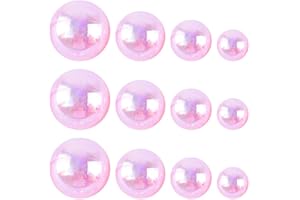 Lurrose 24pcs Pink Bubble Ball Cake Toppers Set, Plastic Baking Decor for Birthday Party, and Cake