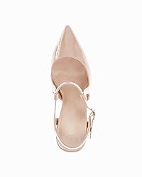Coutgo Womens High Heels Pointed Toe Ankle Strap