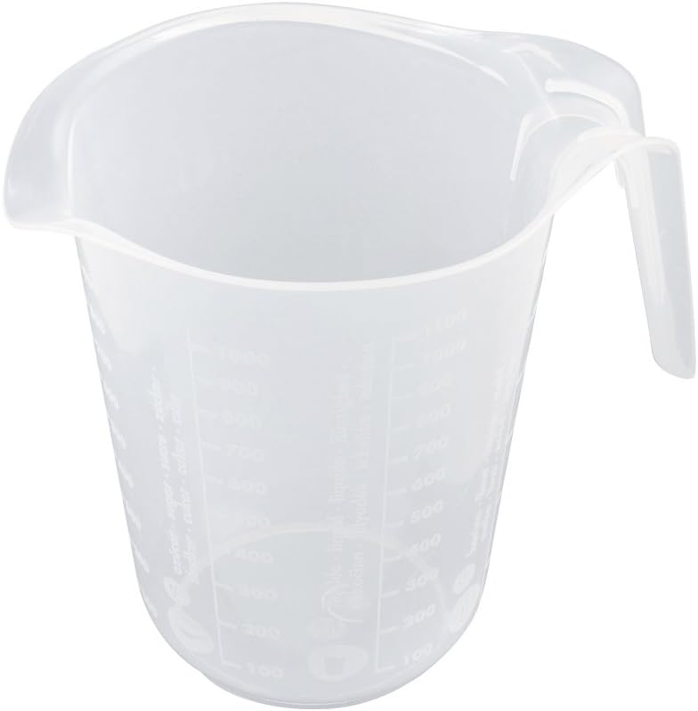 Metaltex 736100 - Plastic measuring jug, 1 Litre, Durchsichtig, Estandar - Image 3