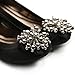 Ollio Women's Ballet Shoe Soft Cute Silver Bead Accent Flat