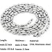 Men's 316L Stainless Steel Cylinder Pendant Chain Necklace,20+2