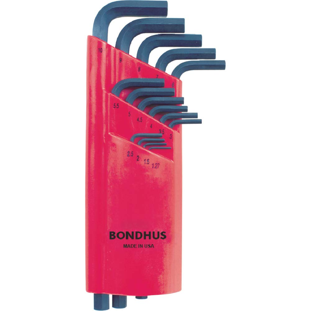 Bondhus, HLX15MML HEX Key Set 1.27mm-10mm, 12195