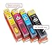 F-INK Full Refillable Ink Cartridge Replacement For HP 564 564XL Ink,Works With Photosmart 7510 7520 7525 3520 6520 D7560 C5380 C5375 C6340 C6350 C6380 D5460 D5445 C510A Printers