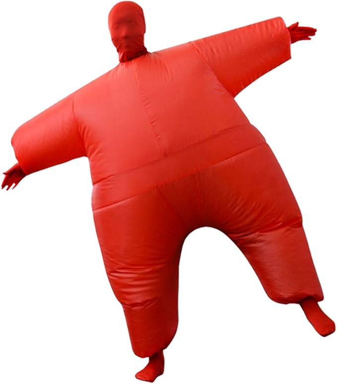 Adult Inflatable Full Body Jumpsuit Cosplay Costume Halloween Funny