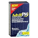 Advil PM Ibuprofen 200 mg Liqui-Gels 80 ea (Pack of 2)