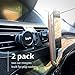 izyla Pop Clip Socket Car Mount & Holder for Cell Phone [2 Pack] - Air Vent Clip designed for Android or iPhone with Pop Clip / Socket || Sturdy Mount with 360 degrees Grip & Lock for GPS Navigation