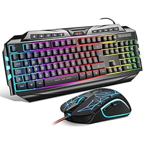 Gaming-Keyboard-and-Mouse-set-UK-Layout-Rainbow-LED-Backlit-Ergonomic-Wired-Keyboard-Mouse-Combo Gaming Keyboard and Mouse set UK Layout Rainbow LED Backlit Ergonomic Wired Keyboard Mouse Combo