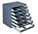 Durham 308-95 Gray Cold Rolled Steel Easy Glide Slide Rack for 6 Small Metal Compartment Boxes, 15-1/4