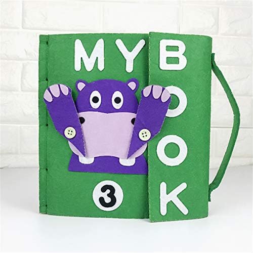 LAOSI 3D Kid Cloth Book Manual Intelligence DIY Non-Woven Panting Book Puzzle Children Toy Early Education Development Reading Book