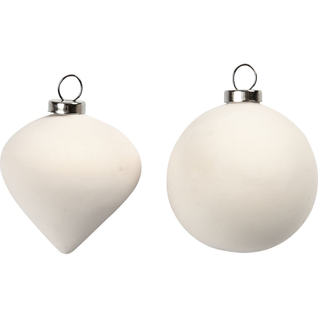 Ornaments, H: 5 cm, 12 asstd