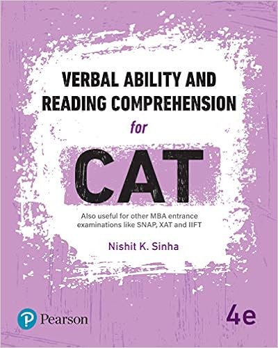 Verbal Ability and Reading Comprehension for CAT Verbal Ability and Reading Comprehension for CAT