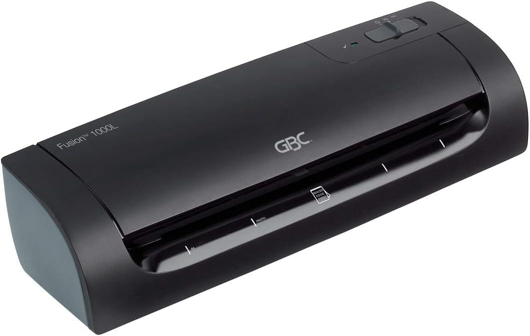 GBC 4400744 A4 Fusion 1000 Home and Office Laminator, Black