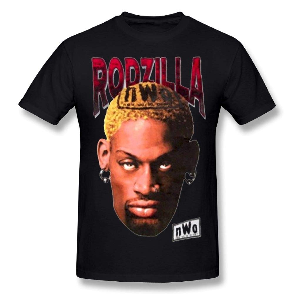 Olga Hart Dennis Rodman Rodzilla Wcw Wrestling Adult Satire Funny Cool Short T-shirts Clot
