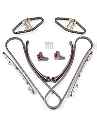 ECCPP W0133-1895189-ESP Kit de cadena de sincronización para motores de cadena de temporización 1999 2000 Jaguar XJ8 2000 2001 Jaguar S-Type 1998 1999 Jaguar Vanden Plas 1997 1998 Jaguar XK8