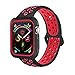 BRG Compatible with Apple Watch Band 38mm 42mm with Case, Shock-Proof Protective Case Silicone Sport Replacement iWatch Band Compatible with Apple Watch Series 3/2/1