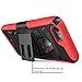 iPhone 6s Case ,i-Blason Prime [Kickstand] Also Fit Apple iPhone 6 Case (4.7) Dual Layer Holster Cover with [Locking Belt Swivel Clip] (Red)
