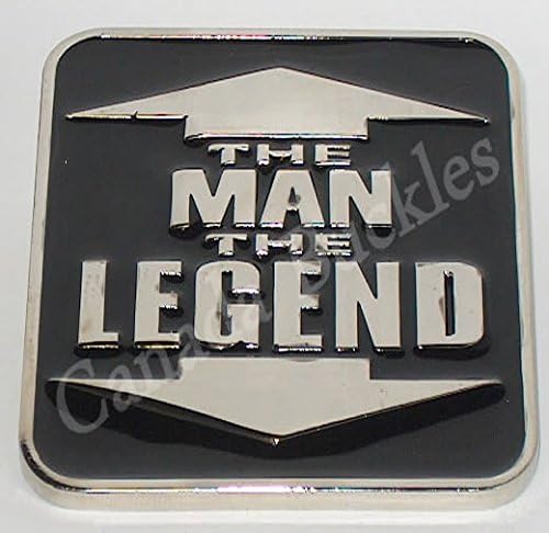 THE MAN THE LEGEND RECTANGULAR FUNNY New Belt Buckle. This item ships from Cornwall, Ontario, Canada.