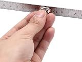 Qiuyan 3pc Magnetic Pen Holders Organizer Clips Adjustable Spring Loop White view 3