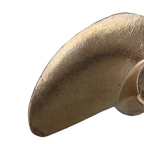 BQLZR 435/2 RC Boat Copper Propeller Two Leaves Hole 4MM Diameter 35MM Pitch1.4MM