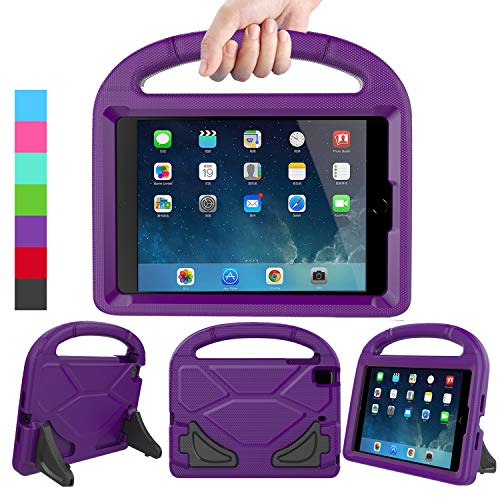 LEDNICEKER Kids Case for iPad Mini 1 2 3 4 5 - Light Weight Shock Proof Handle Friendly Convertible Stand Kids Case for iPad Mini, Mini 5 (2019), Mini 4, iPad Mini 3rd Gen, Mini 2 - Purple