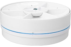 FOCKETY USB Dishwasher, Ultrasonic Dish Washing Machine for Fruit Vegetable, Household Small Dishwasher for Trip, Apartment, Home, Dorm, Kitchen Supply (Blue)