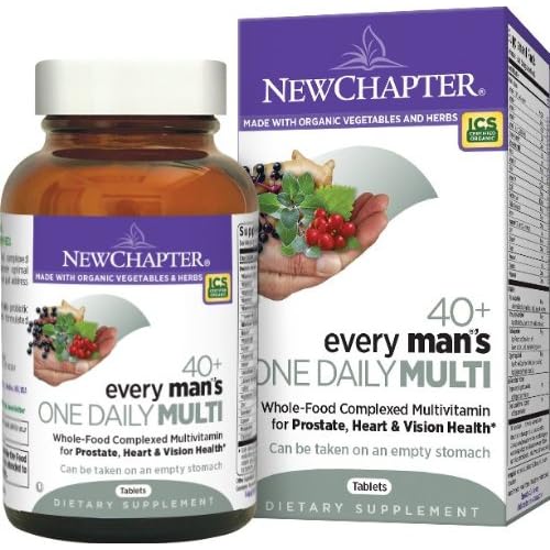 New Chapter Every Man's One Daily 40+ Multivitamin, 72 Tablets image