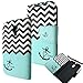 Moto G 2nd Gen EXT 2014 Case - Wydan (TM) Credit Card Wallet Style Case Cover For Motorola Moto G 2nd Gen 2014 - Anchor - Mint Green Teal