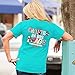 Crafted In His Image Cherished Girl Southern Christian T-Shirt, Teal