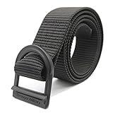 GRASEP Tactical Belts Heavy Duty 1.69 Inch Wide Webbing 2.9mm Thick Single Layer Nylon Web Belt with Hook-and-Loop Velcro - For Concealed Carry Holsters Pouches Security Military Wilderness Gun Belt