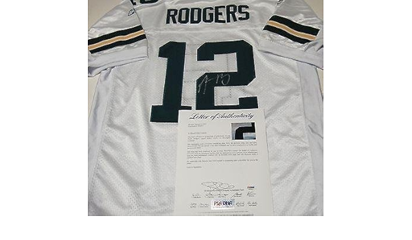 rodgers signed jersey