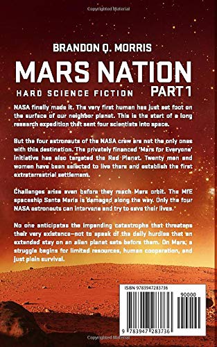 Amazon Com Mars Nation 1 Hard Science Fiction Mars Trilogy 9783947283736 Morris Brandon Q Books
