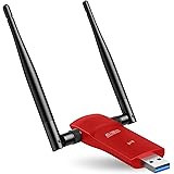 L-Link USB WiFi Adapter AC1300Mbps 3.0 Fast Connection for Desktop PC and Laptop with 2.4GHz, 5GHz High Gain Dual Band 5dBi A