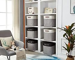 DECOMOMO Storage Baskets | Large Storage Bins 54.5L