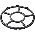 Softifund Cast Iron Trivet, Non Slip Wok Pan Support Rack Stand Pan Holder for Kitchen, Gas Ring Reducer for Gas Stove Hobs Coffee Pot Moka Pot