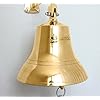 Nautical-Cove-Solid-Brass-Ships-Bell-Tall-and-Wall-Mountable-Clear-Ring-for-Indoor-and-Outdoor-Use